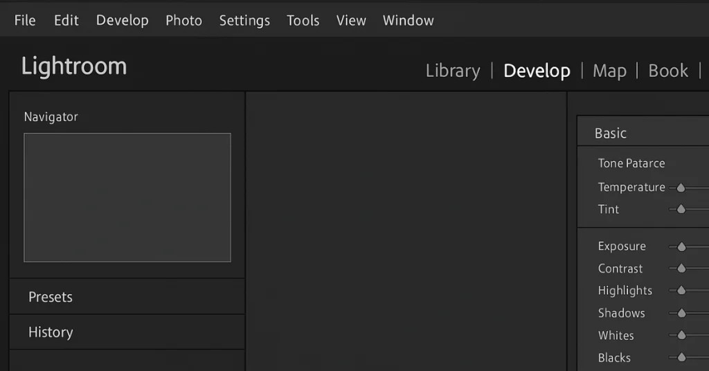Lightroom Mod APK old version Simple Interface 